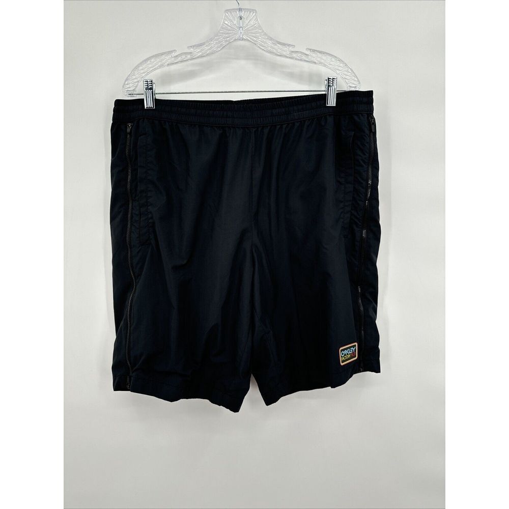 Oakley Factory Pilot Shorts Adult XL Black Ventilation Track Short Blackout Mens